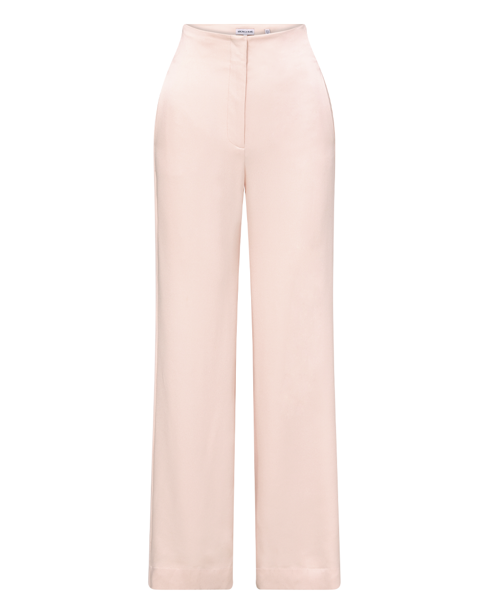 Veronica Beard Ronin Wide-Leg Pant - Pink Shell
