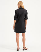 Veronica Beard Saude Cargo Dress - Black