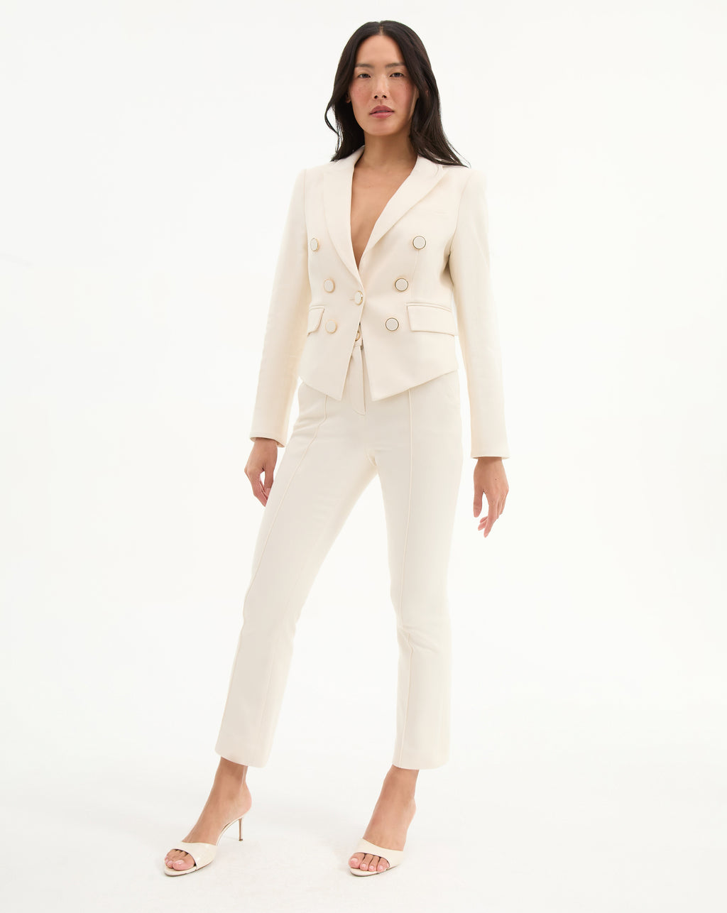 Veronica Beard Kimra Pant - Ecru