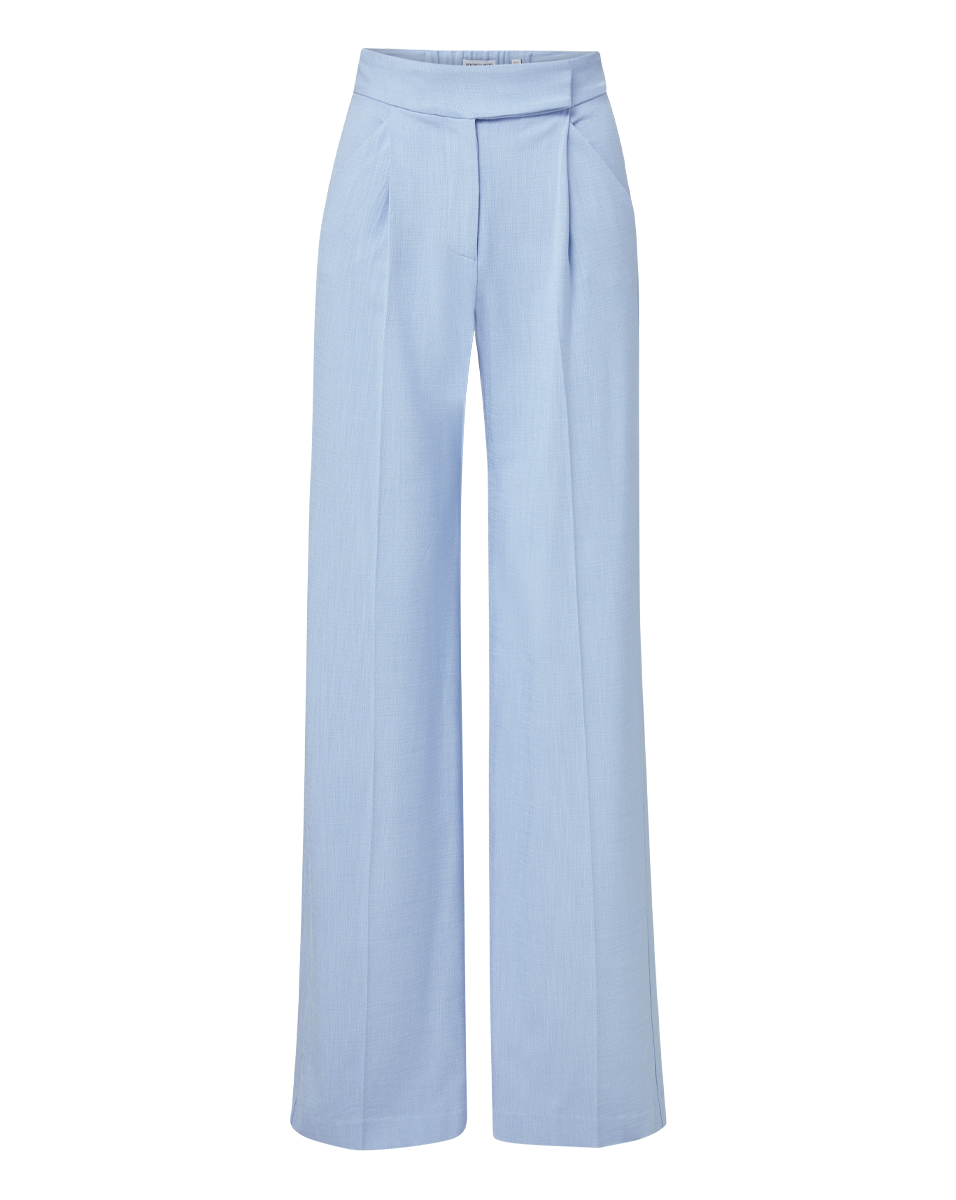 Veronica Beard Marbeau Wide-Leg Pant - Bluebell