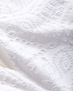 Veronica Beard Aven Eyelet Midi Dress - White