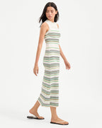 Veronica Beard Dawna Knit Maxi Dress - Off-White Multi