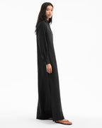 Veronica Beard Moore Linen Maxi Dress - Black