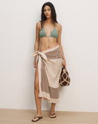 Veronica Beard Solara Bikini Top - Stone Army