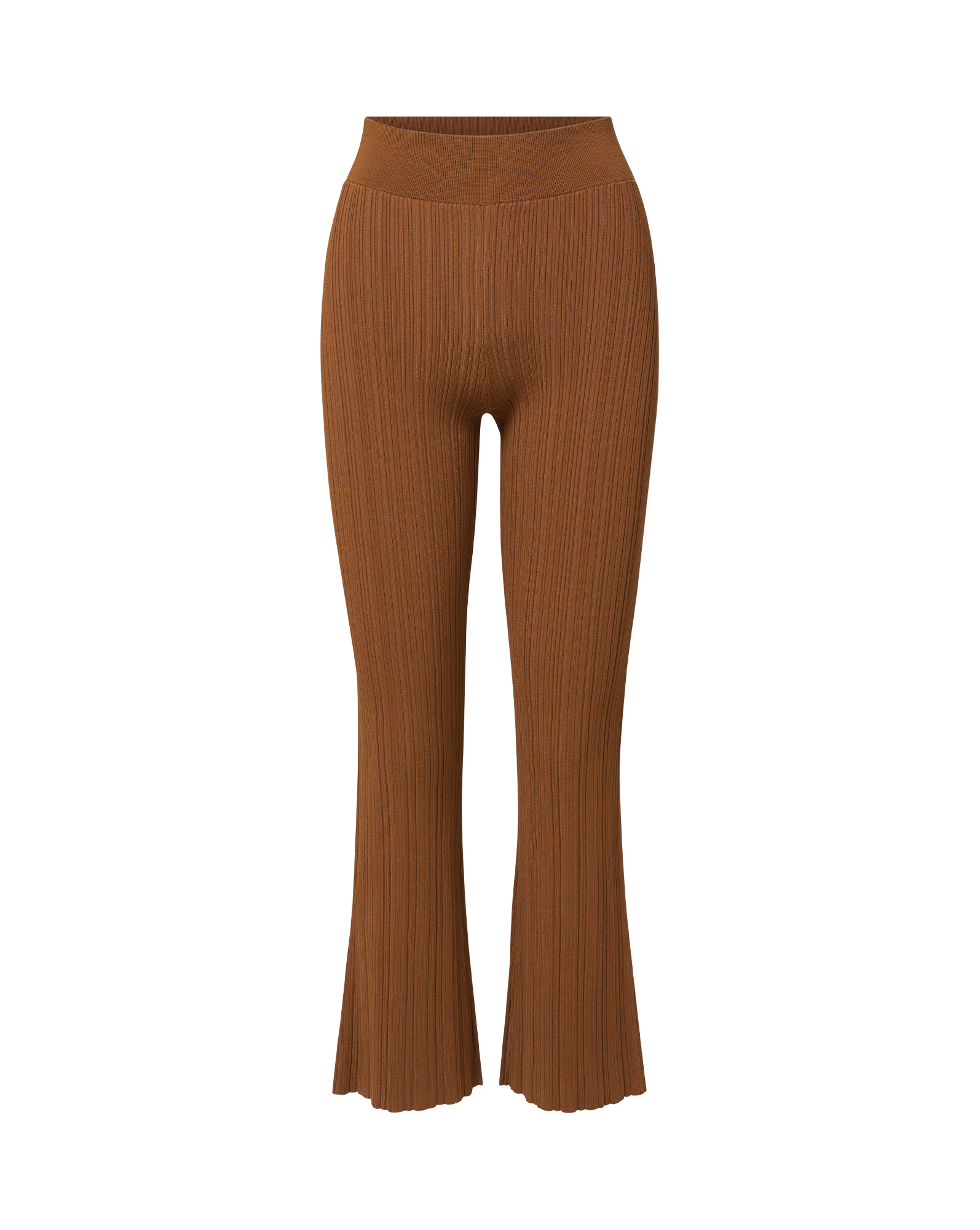 Massaro Knit Pant in Brown Dark Whisky | Veronica Beard