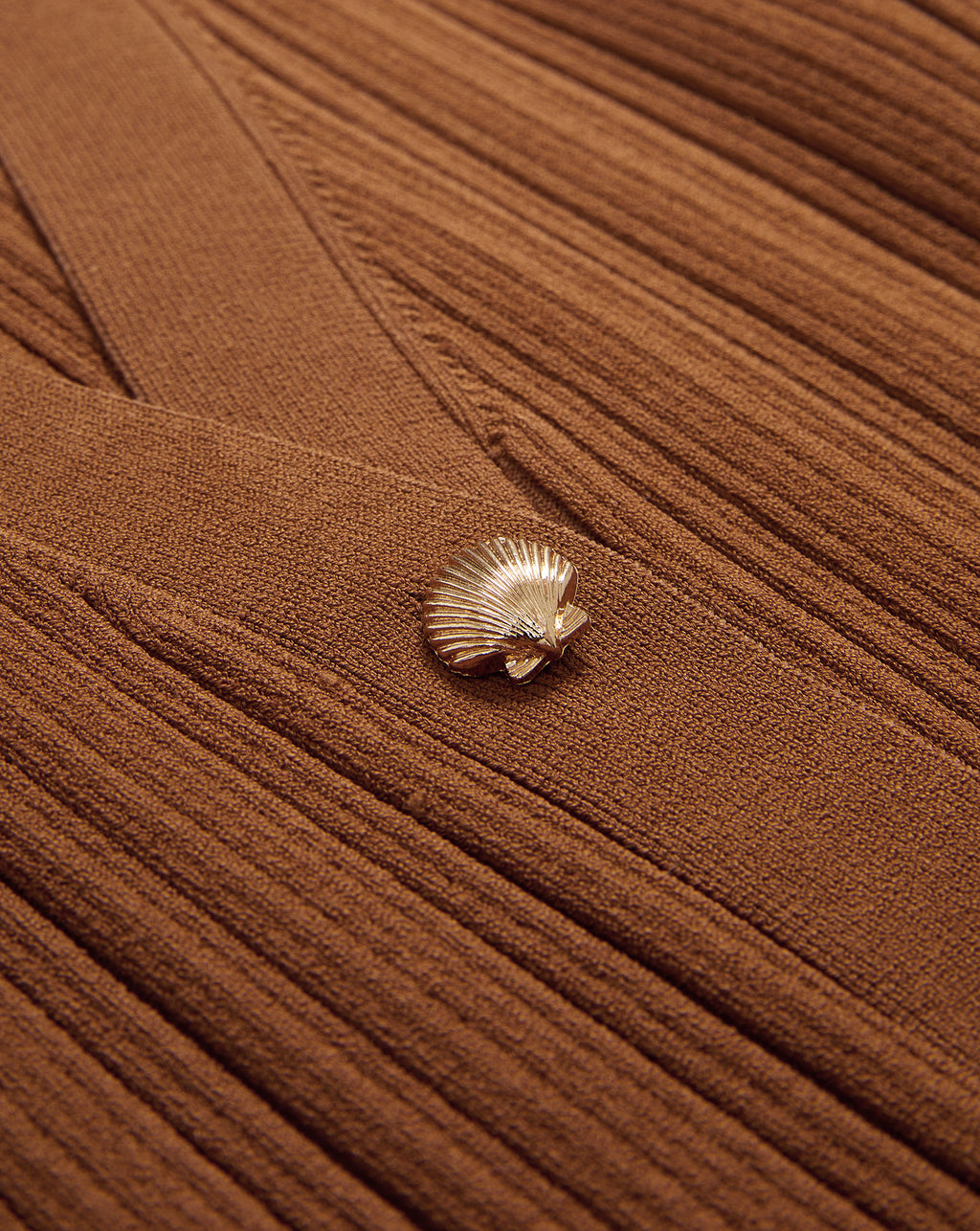 Veronica Beard Dax Knit Vest - Dark Whisky
