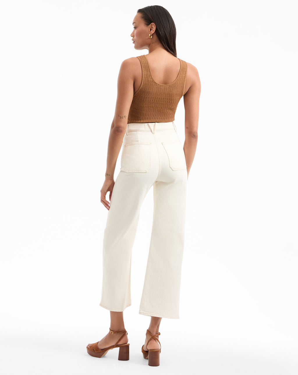 Veronica Beard Sandra Knit Tank Top - Whisky