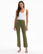 Veronica Beard Arte Kick-Flare Pant - Stone Army