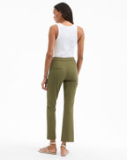 Veronica Beard Arte Kick-Flare Pant - Stone Army
