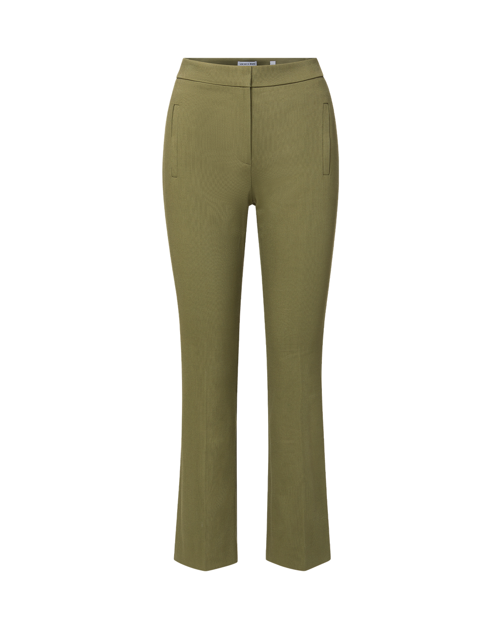 Veronica Beard Arte Kick-Flare Pant - Stone Army