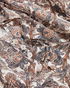 Veronica Beard Hickory Silk Blouse - Dove White Multi