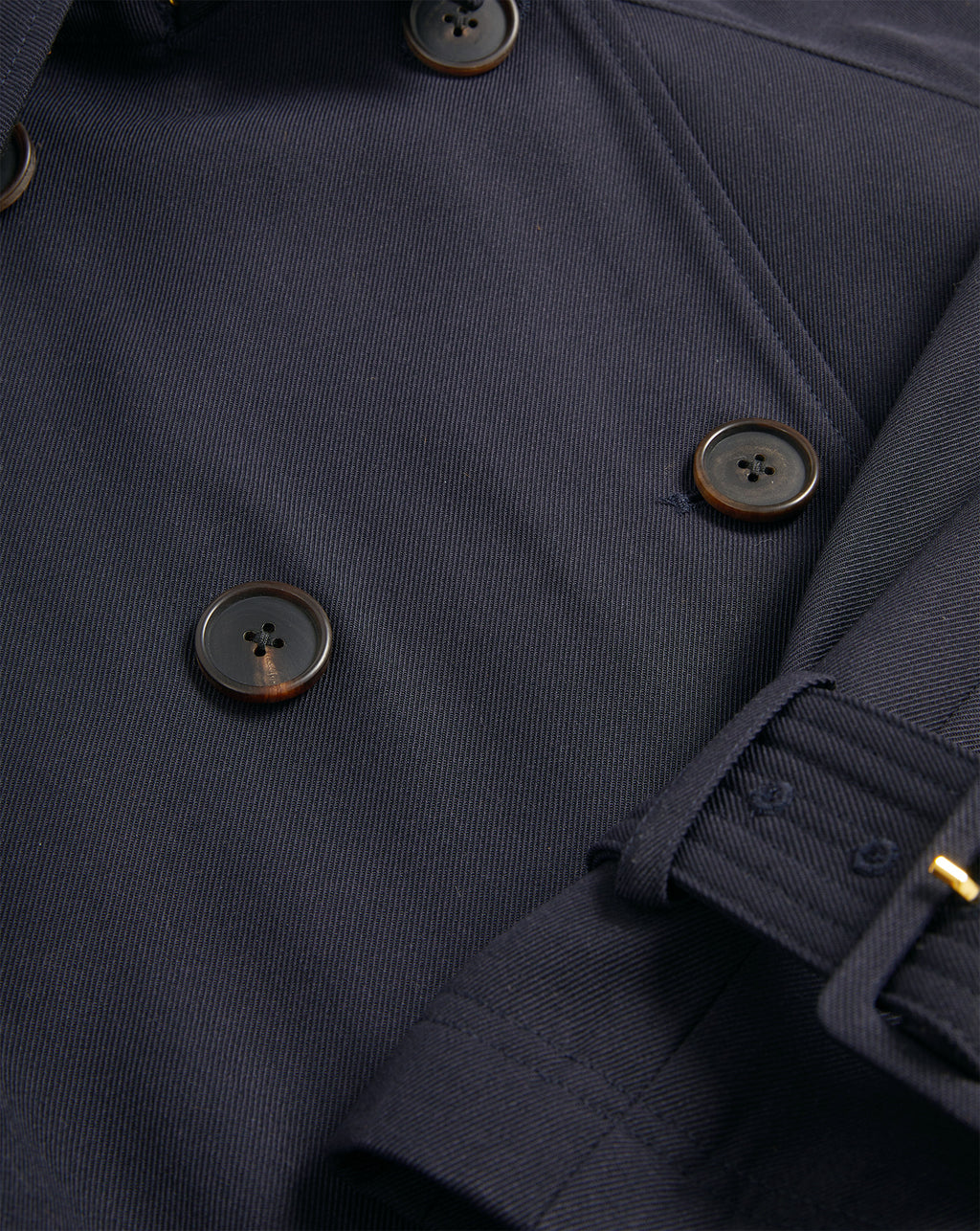 Veronica Beard Conneley Dickey Trench Coat - Navy