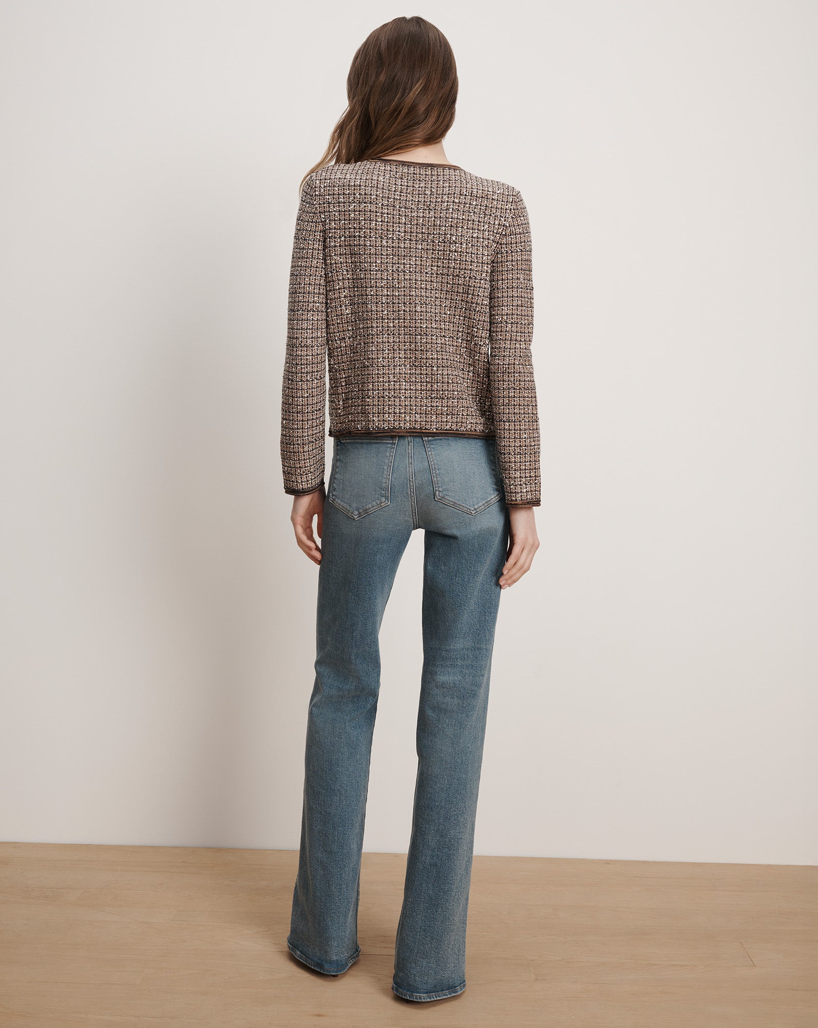Veronica Beard Brisa Knit Jacket - Acorn Multi