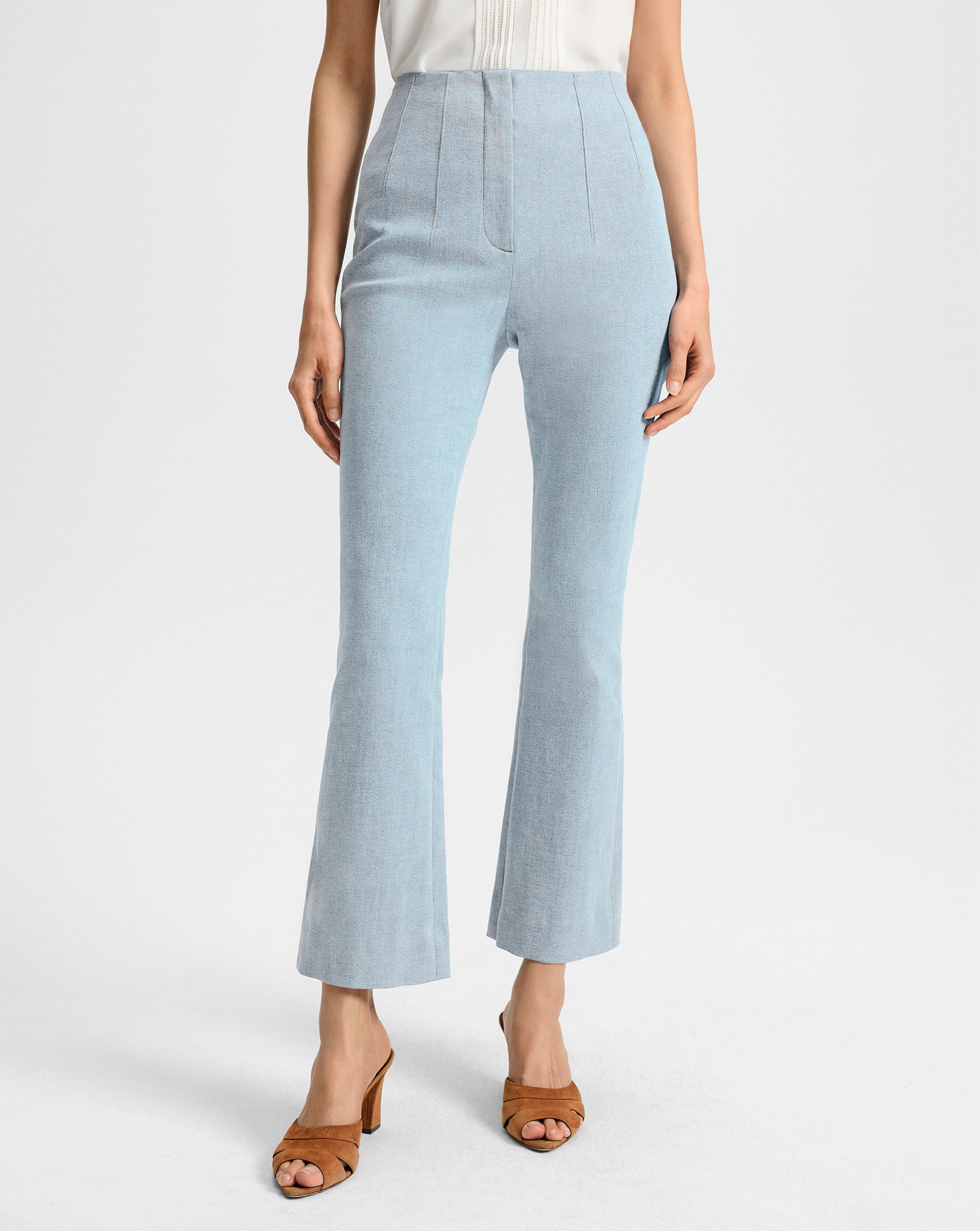 Hawthorne Denim Pant in Light Blue Mirage | Veronica Beard