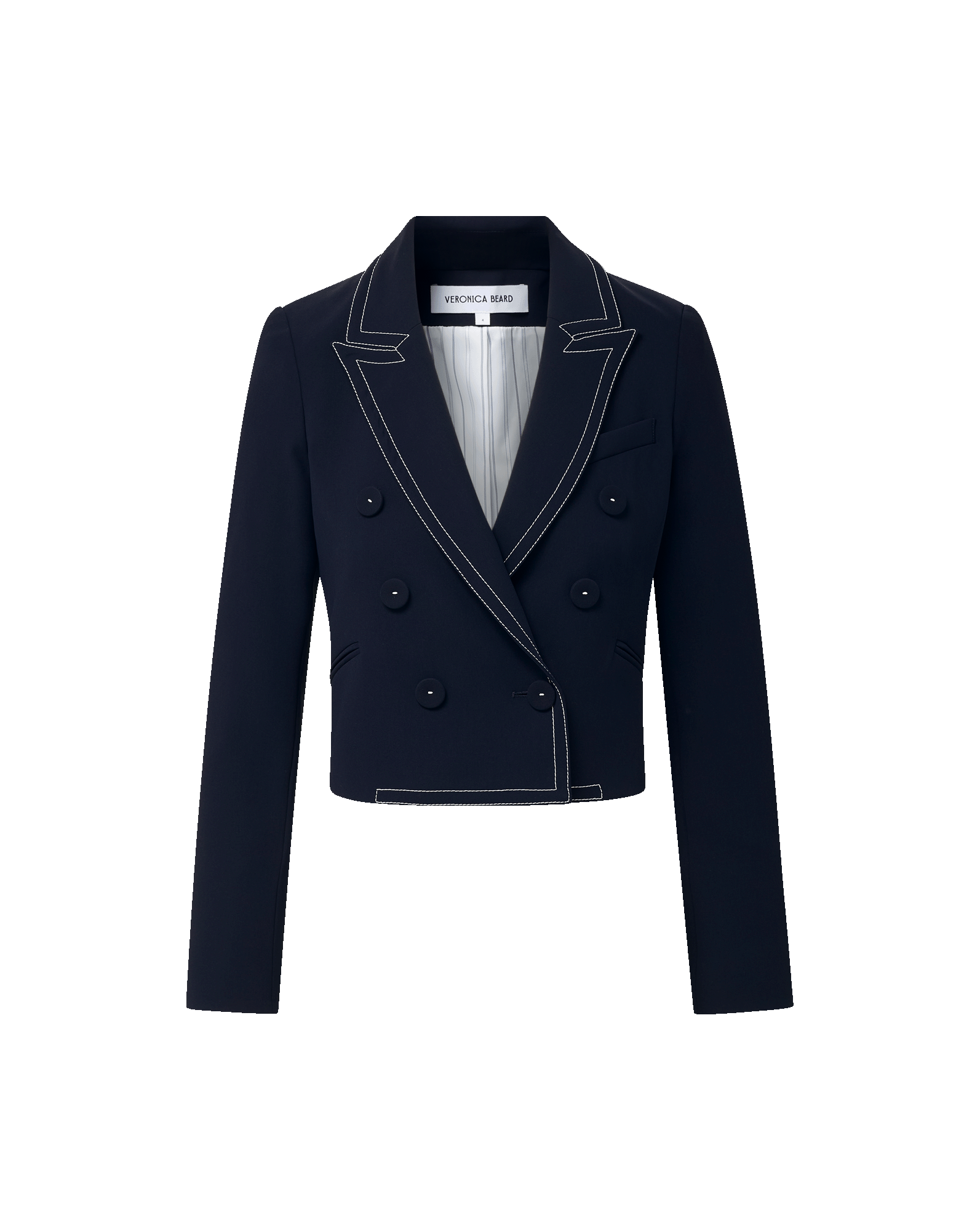Nevis Jacket in Navy | Veronica Beard