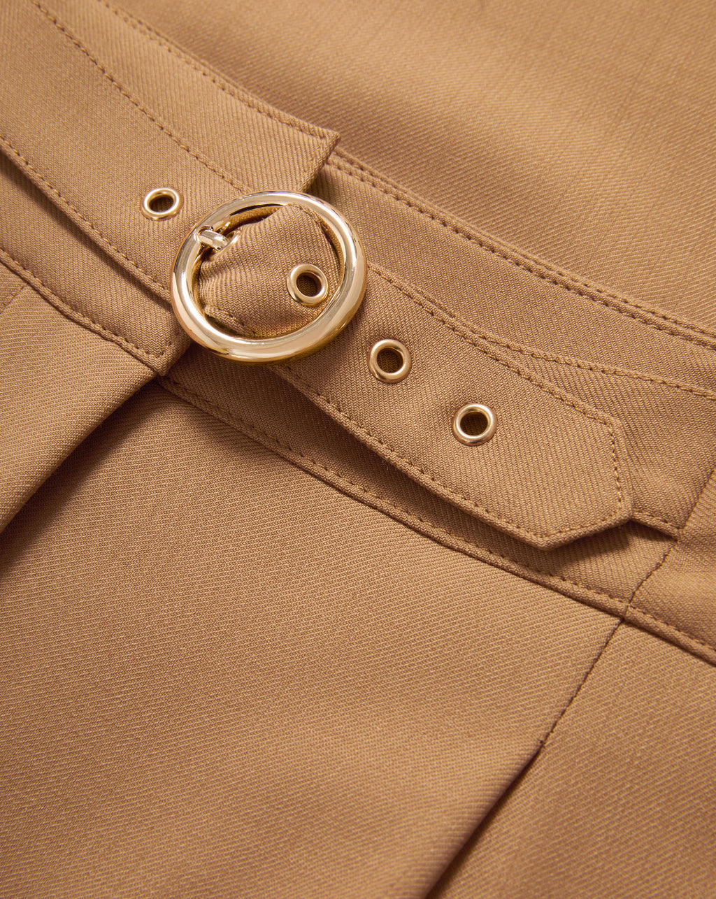 Veronica Beard Wisteria Cropped Pant - Hazelnut