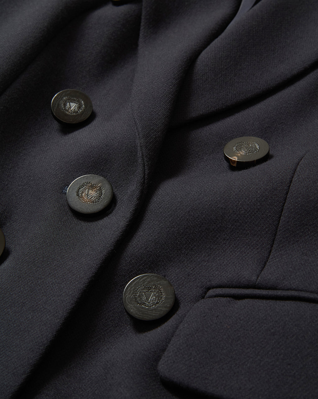 Veronica Beard Stryder Double-Breasted Dickey Coat - Navy