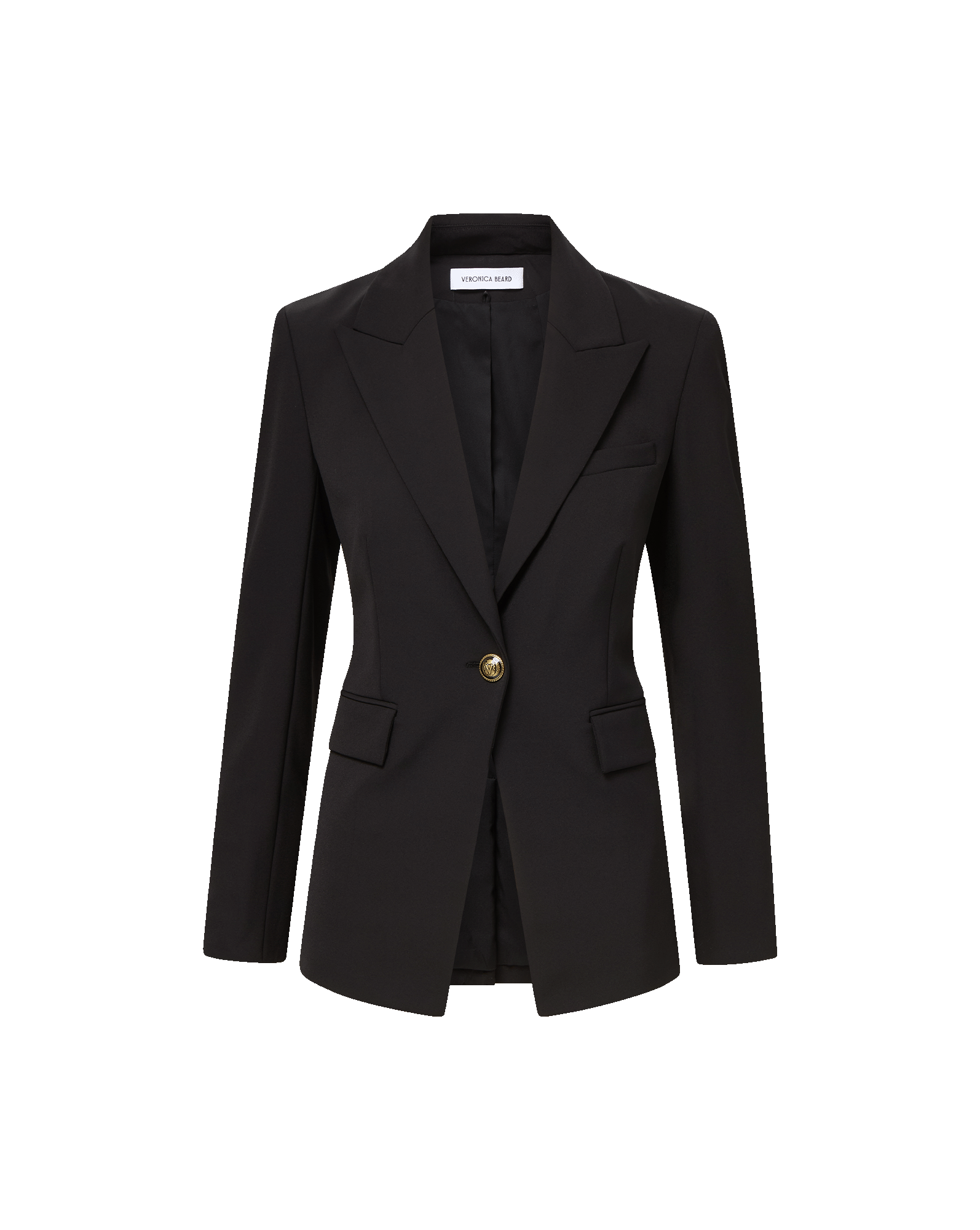 Veronica Beard Naira Scuba Dickey Jacket - Black
