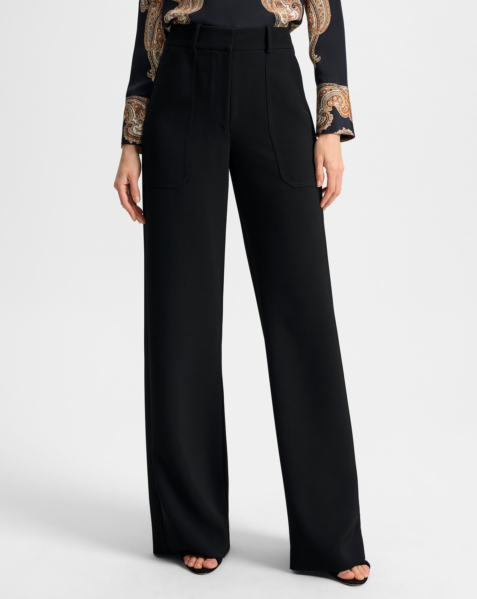 Veronica Beard Women's Cole Pants - Black - Size 14 Veronica Beard Women's Cole Pants - Black - Size 14