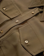 Veronica Beard Pepper Button-Down Blouse - Cypress