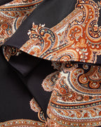 Veronica Beard Lupita Paisley Maxi Dress - Black Multi