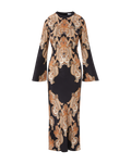 Veronica Beard Lupita Paisley Maxi Dress - Black Multi