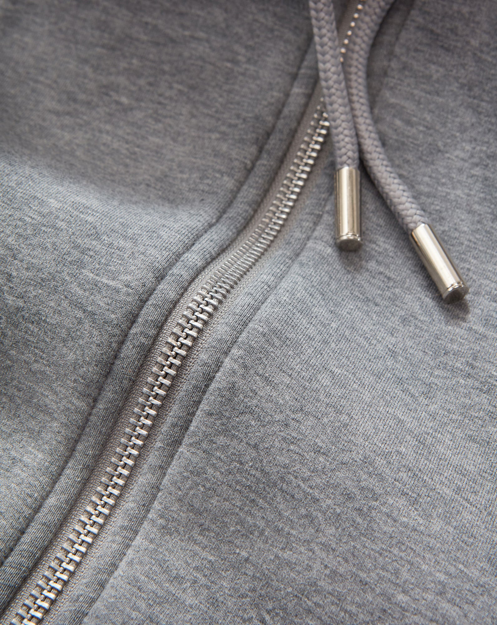 Oversized Hoodie Dickey in Grey Melange | Veronica Beard