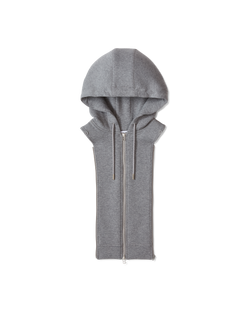 Veronica Beard Oversized Hoodie Dickey Grey Melange