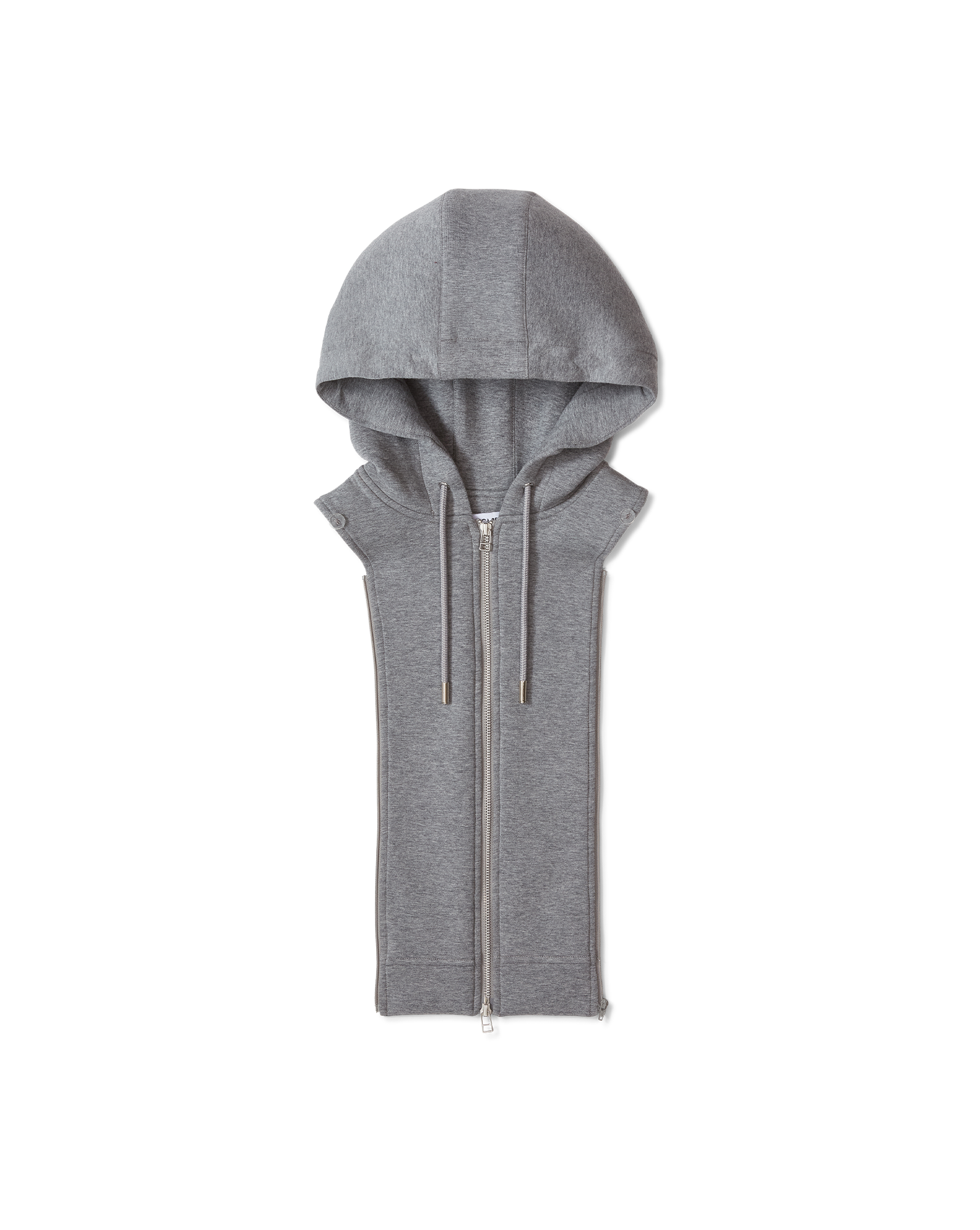 Veronica Beard Oversized Hoodie Dickey Grey Melange