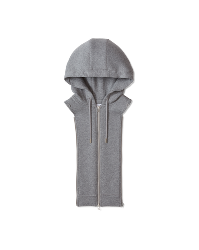 Veronica Beard Oversized Hoodie Dickey Grey Melange