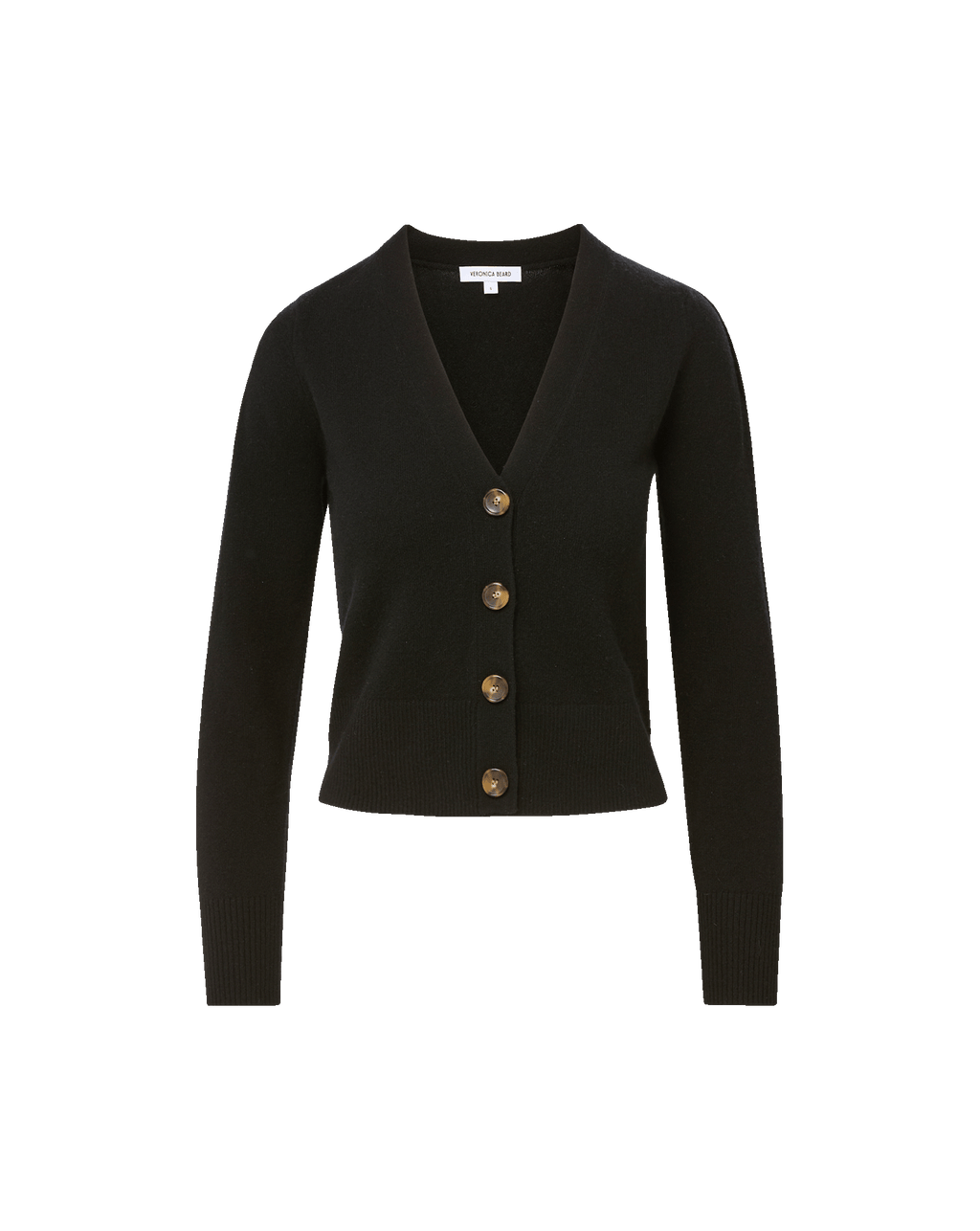 Veronica Beard Solene Cashmere Cardigan - Black