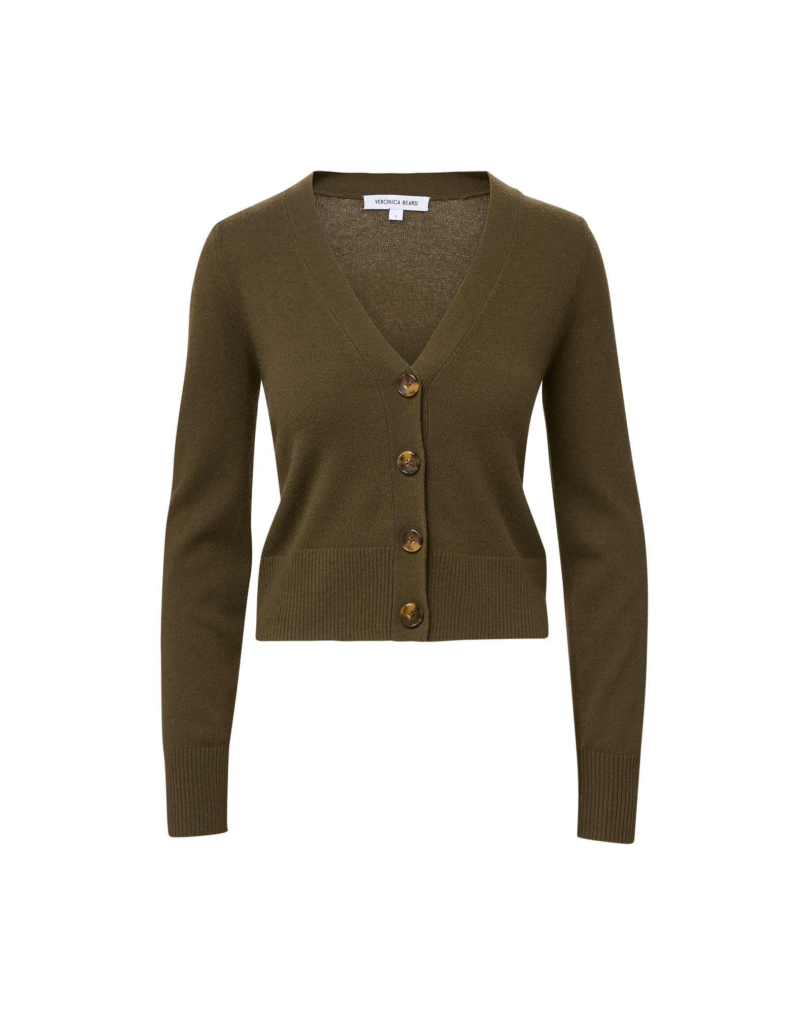 Veronica Beard Solene Cashmere Cardigan - Cypress