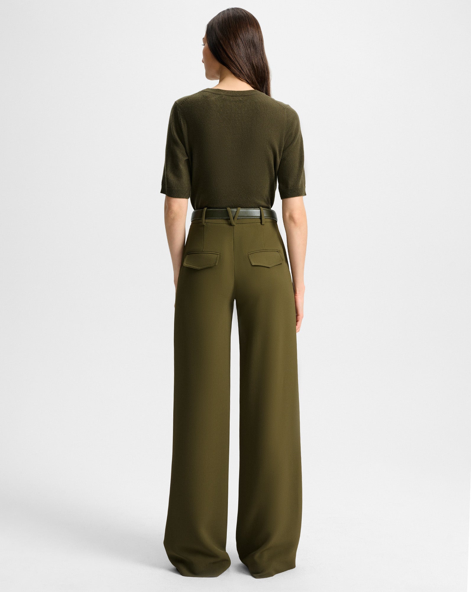 Veronica Beard Shana Cashmere Sweater - Cypress