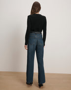Veronica Beard Pippen Cashmere Pullover - Black