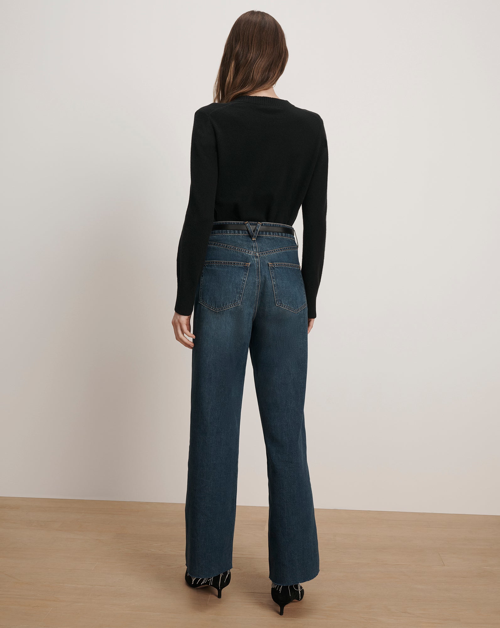 Veronica Beard Pippen Cashmere Pullover - Black