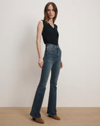 Veronica Beard Milette Merino Wool Sweater Vest - Navy