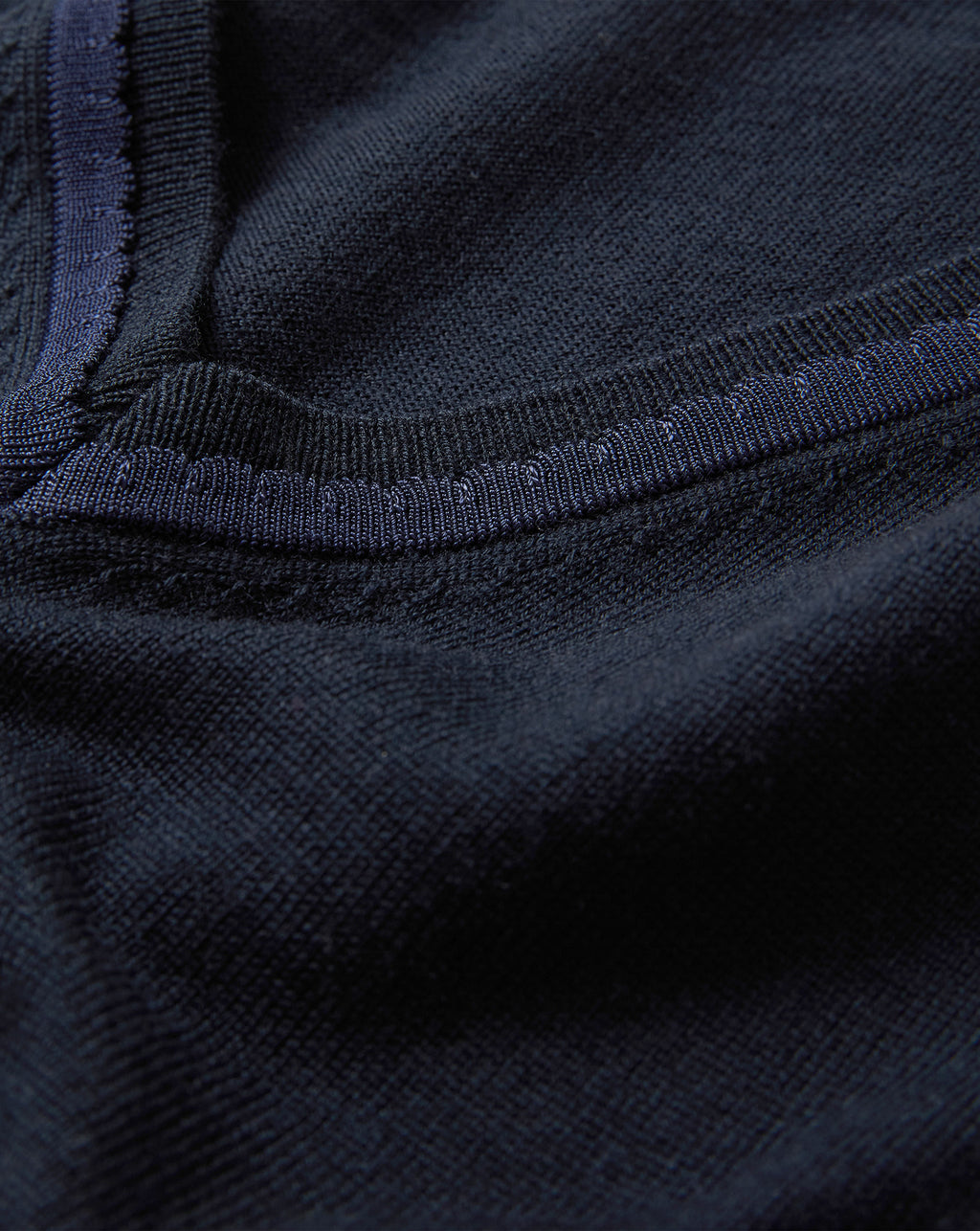 Veronica Beard Milette Merino Wool Sweater Vest - Navy