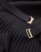 Veronica Beard Elthea Belted Midi Dress - Black