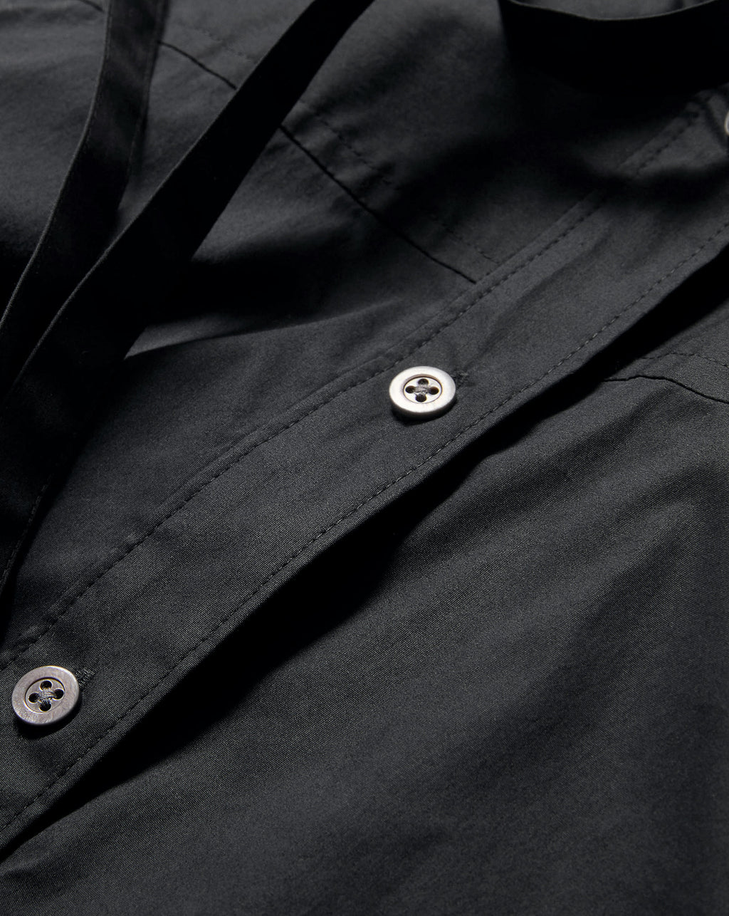 Veronica Beard Joon Tie-Neck Button-Down Blouse - Black