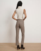 Veronica Beard Kean Slim-Leg Pant - Navy Multi