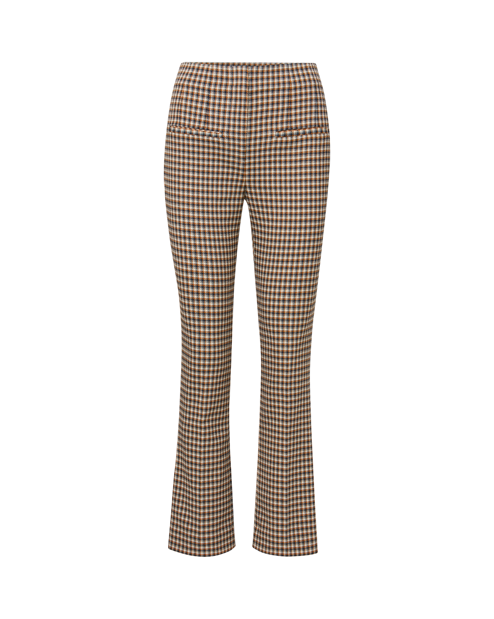 Veronica Beard Kean Slim-Leg Pant - Navy Multi
