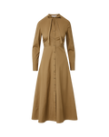 Veronica Beard Honora Midi Shirtdress - Lichen