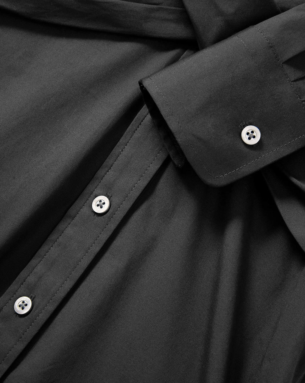 Veronica Beard Ellers Mini Wrap Shirtdress - Black