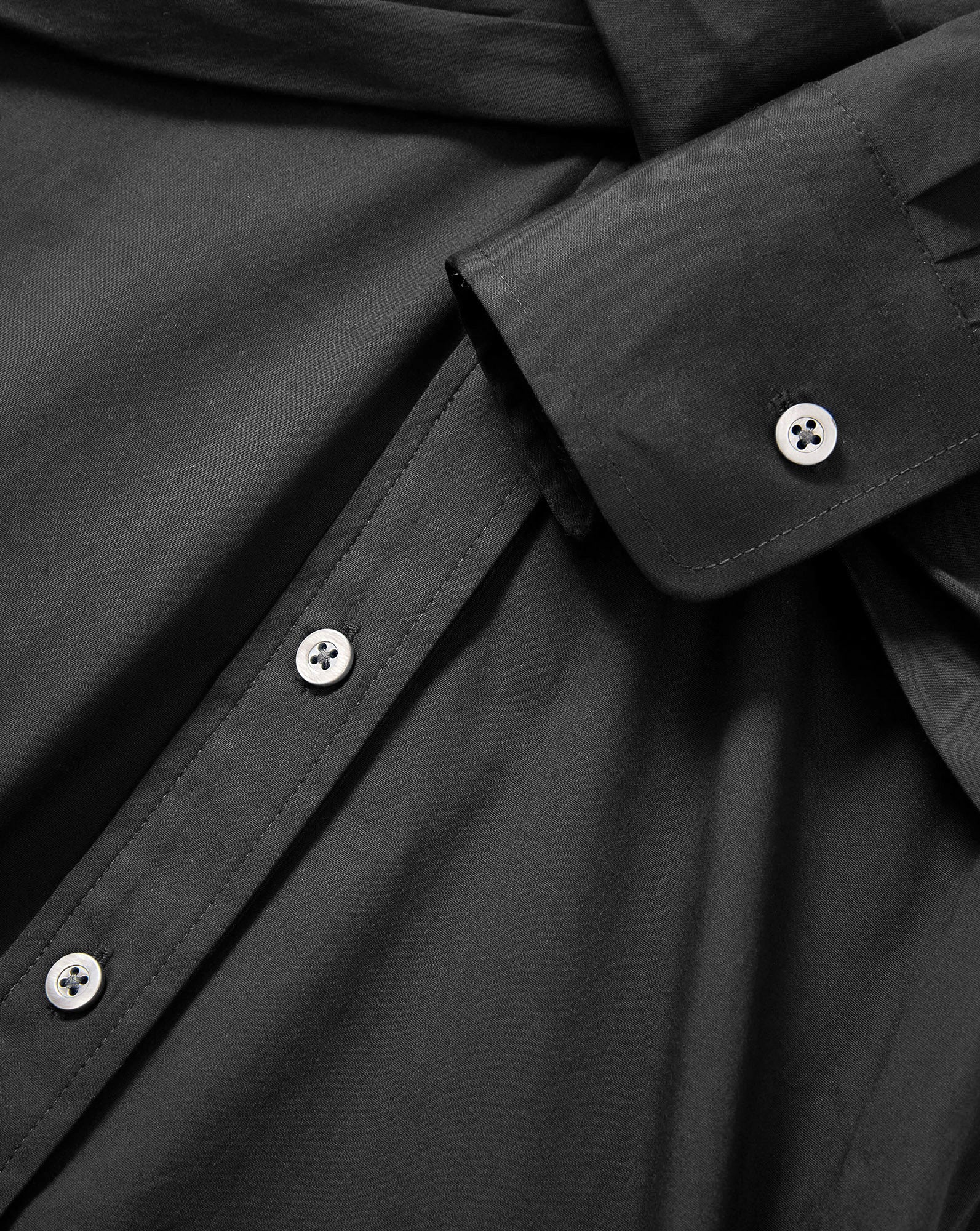 Veronica Beard Ellers Mini Wrap Shirtdress - Black