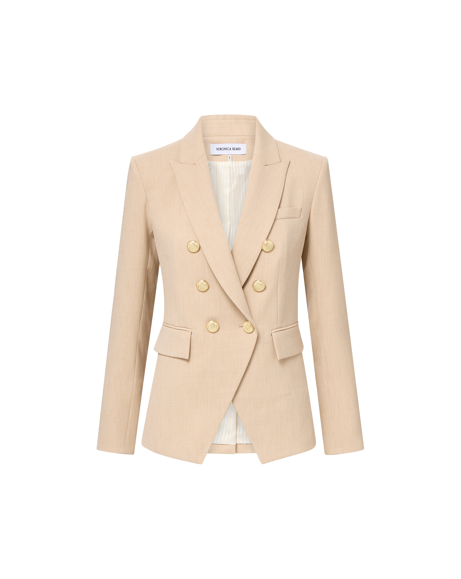 Veronica Beard Miller Dickey Jacket - Heathered Sand