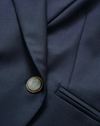 Veronica Beard Rickie Cropped Dickey Jacket - Navy
