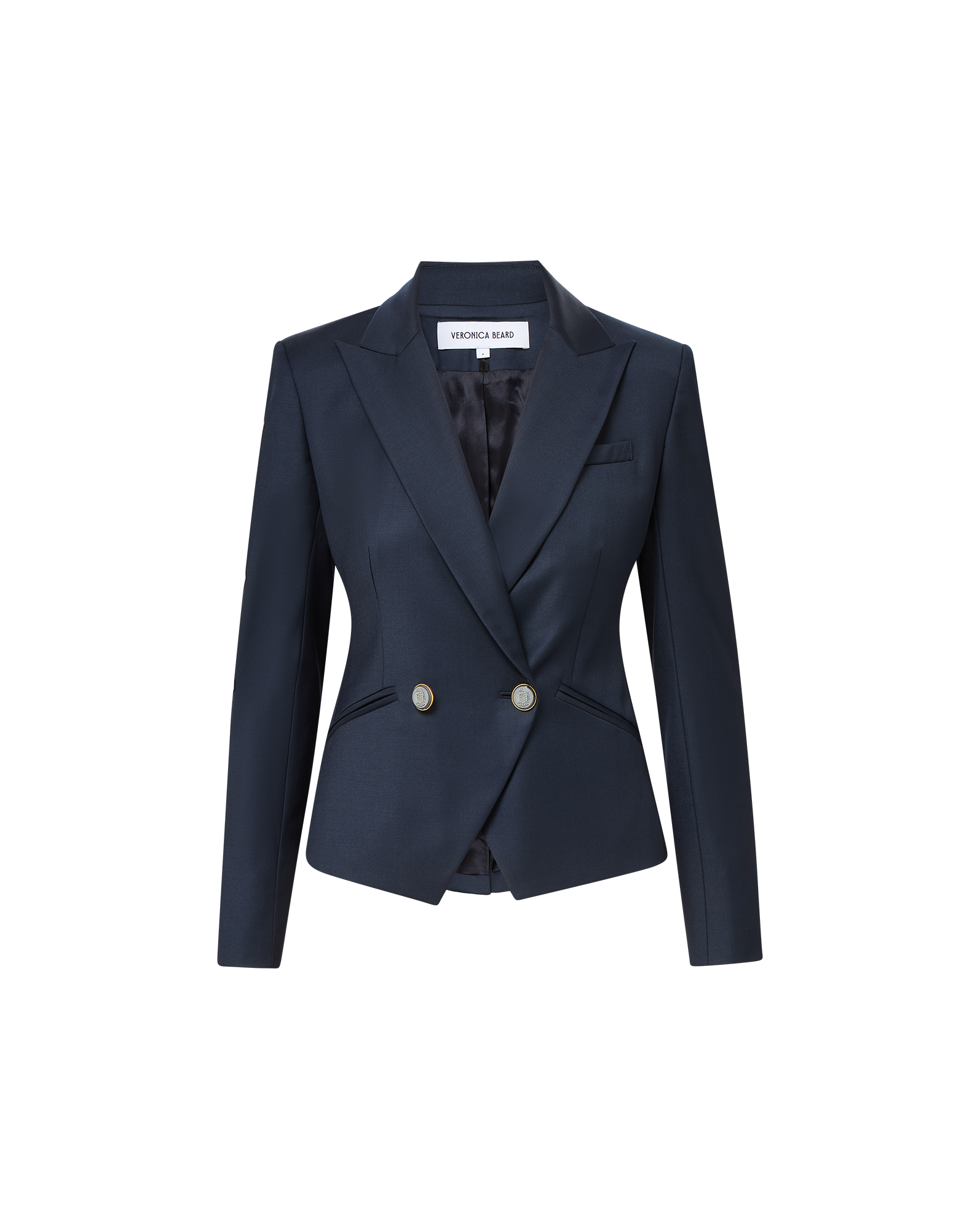 スーパーレアオリジナル‼️Rand Blake Wende Rickie Cropped Dickey Jacket in Navy | Veronica Beard