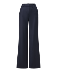 Veronica Beard Eaton Wide-Leg Pant - Navy
