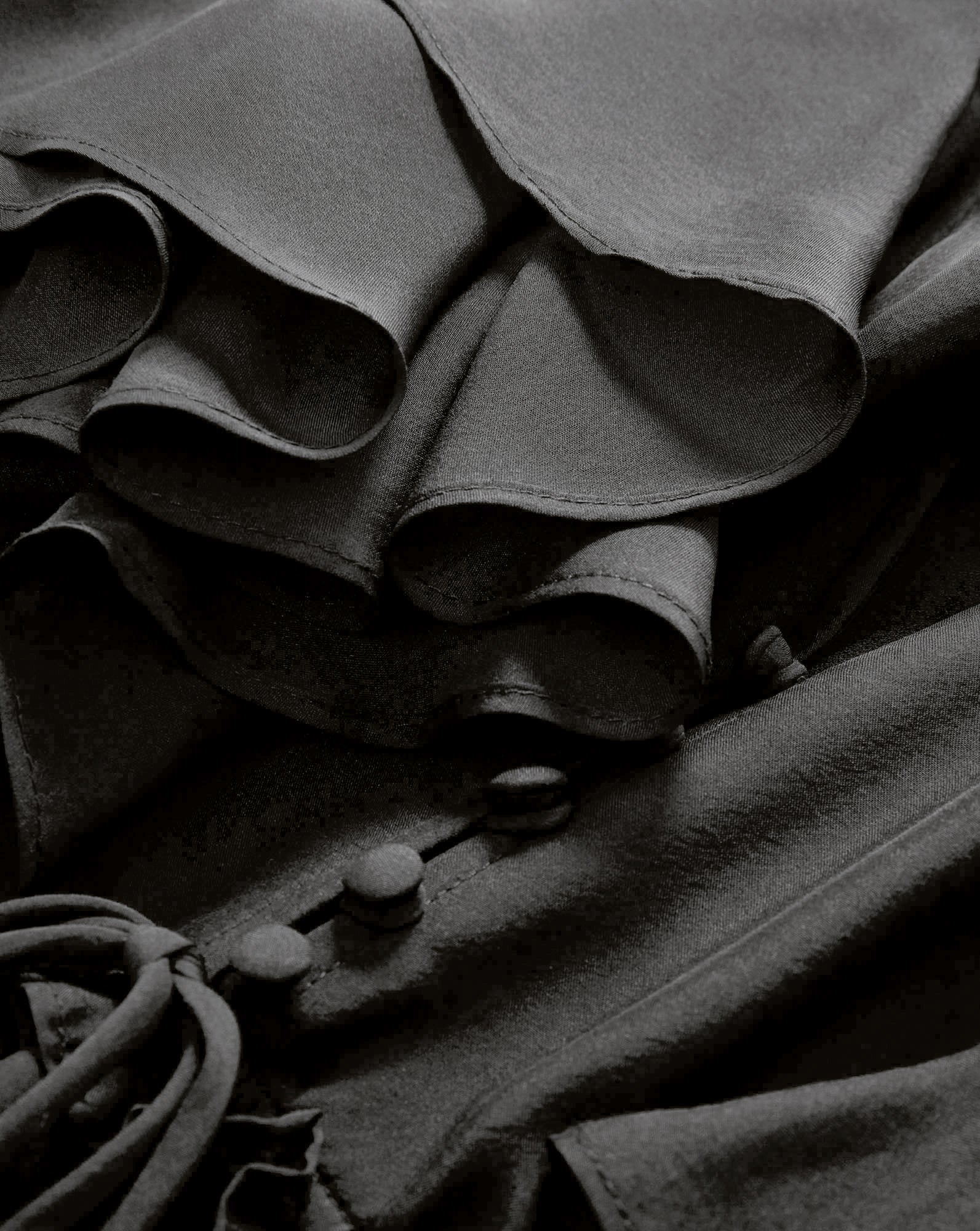 Veronica Beard Sammie Silk Blouse - Black