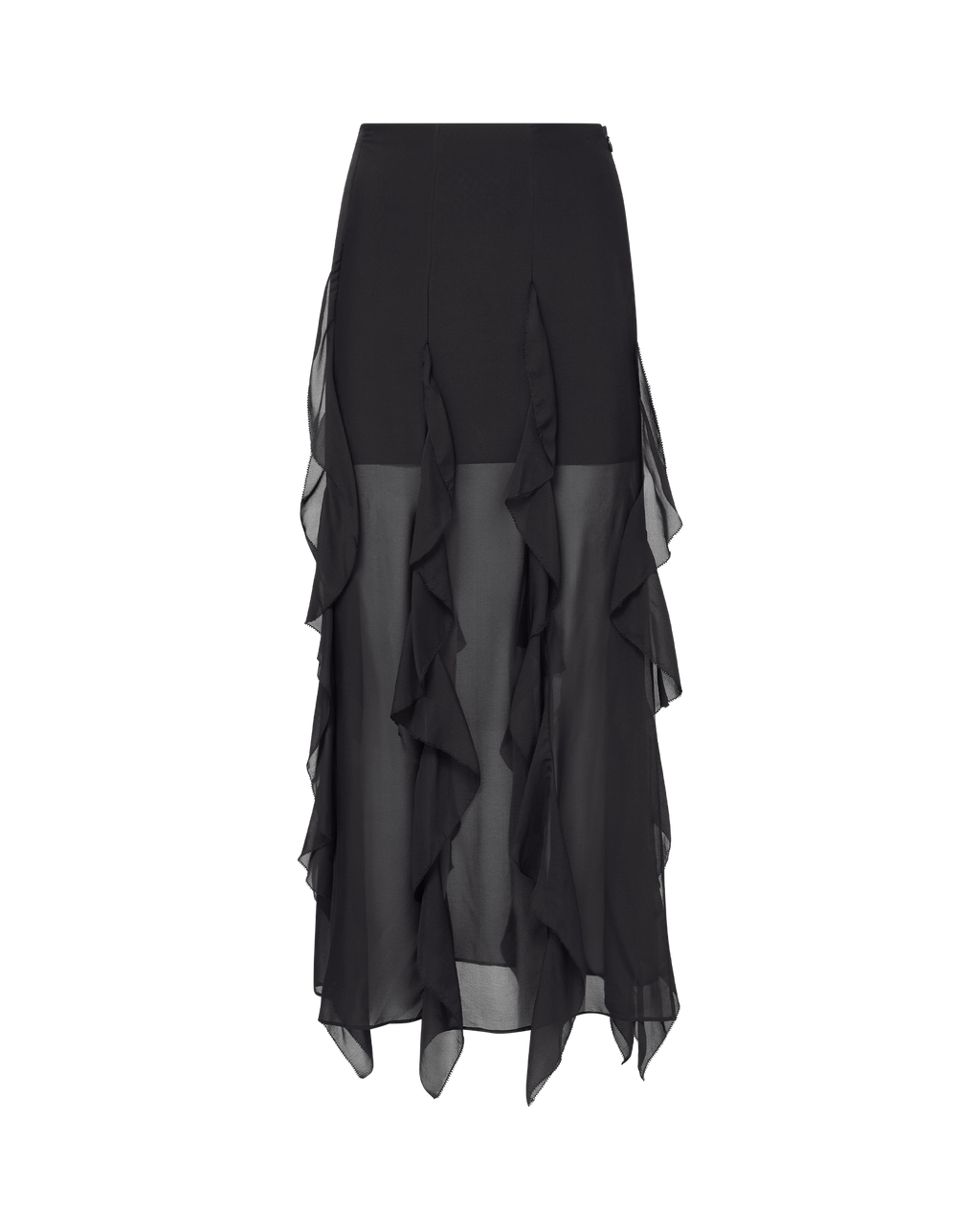 Veronica Beard Ava Silk Maxi Skirt - Black